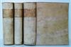 KNORR VON ROSENROTH, CHRISTIAN, translator and editor. Kabbala Denudata. Parts 1-5 (of 6) in 3 vols. 1677-84. Lacks one plate.